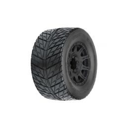 Pro-Line kolo 3.8", pneu Street Fighter HP Belted, disk Raid H17 černý (2) - 1