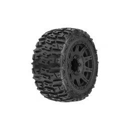 Pro-Line kolo 3.8", pneu Trencher LP, disk Raid H17 černý (2) - 1
