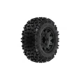 Pro-Line kolo 2.8", pneu Badlands, disk Raid H12 černý (2) - 1