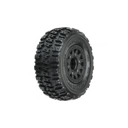Pro-Line kolo 2.2/3.0", pneu Trencher X, disk Raid H12 černý (2) - 1