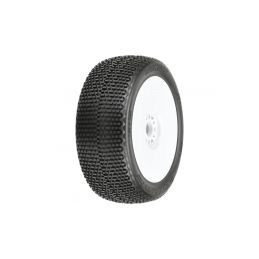 Pro-Line kolo 3.3", pneu Buck Shot S3 Buggy, disk H17 bílý (2) - 1