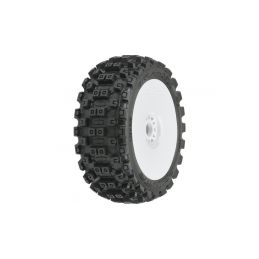 Pro-Line kolo 3.3", pneu Badlands MX M2 Buggy, disk H17 bílý (2) - 1