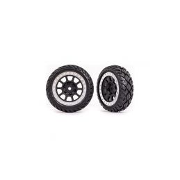 Traxxas kolo 2.2", disk šedý/chromovaný, pneu Anaconda (2) (přední) - 1