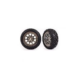Traxxas kolo 2.2", disk černě chromovaný, pneu Anaconda (2) (přední) - 1
