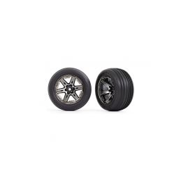 Traxxas kolo 2.8", disk RXT černě chromovaný, pneu Ribbed (2) (přední) - 1