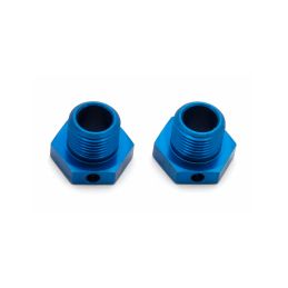 FT RC8B3 hliníkové unašeče kol, modré, 2 ks. - 1