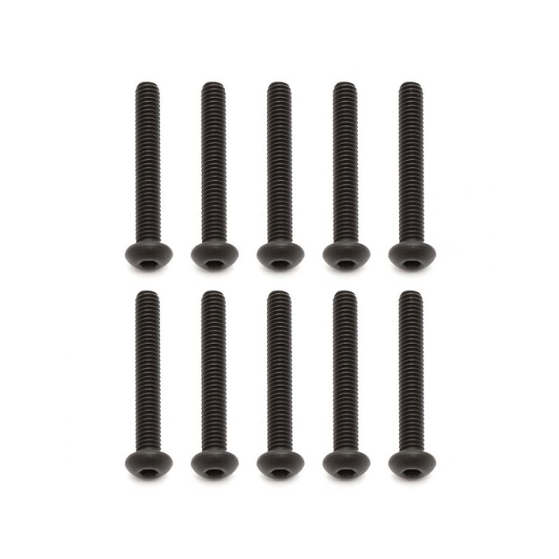M2,5x18mm šroub s imbusouvou půlkulatou hlavou, 10ks. - 1