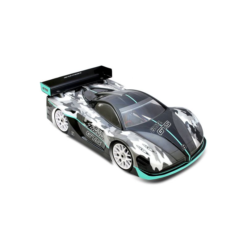 Lexanová karoserie čirá BLITZ 1/8 GT5 ZONDA včetně křídla, tlouštka 0,7mm - 1