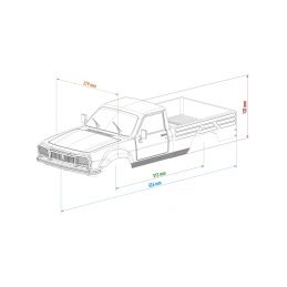 Čirá karoserie PEUGEOT 504 včetně příslušenství, licencovaná - 10