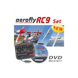 Aerofly RC9 na DVD pro Win8/10/11 s USB ovladačem - 1