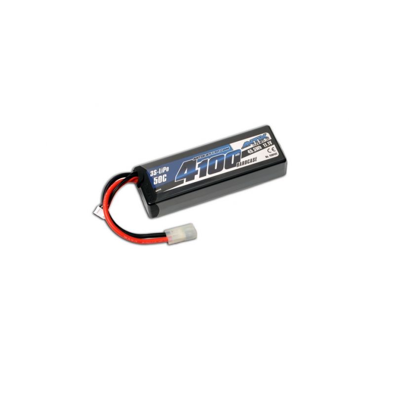 ANTIX by LRP 4100mAh - 11.1V - 50C LiPo Car Stickpack Hardcase - TAMIYA konektor - 1