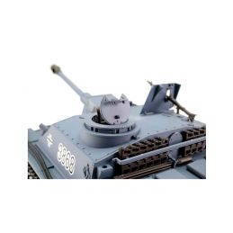 TORRO tank 1/16 RC Sturmgeschütz III, provedení G, šedá kamufláž-BB Airsoft (kovové pásy) - 4