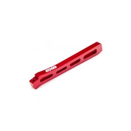 Arrma příčka šasi přední středová 118mm, hliník, červená - 1