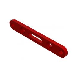 Arrma držák nápravy přední/přední hliník, červená - 1