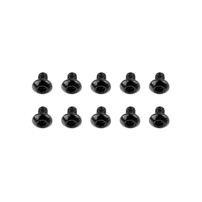 M2x0,4x3mm šroub s imbusouvou půlkulatou hlavou, 10ks. - 1