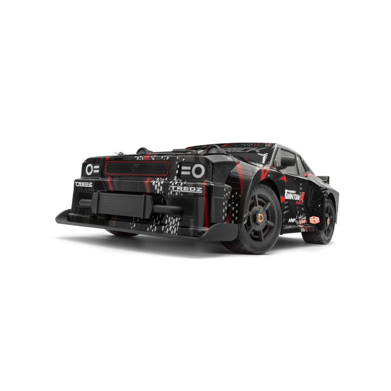 QuantumR Muscle Car FLUX 1/8 4WD - Černo/Červený - 1
