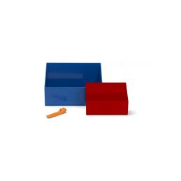 LEGO naběrač na kostičky červená/modrá, set 2ks - 1