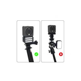 DJI Action 2 - 2in1 Magnetic Adapter & LED Light - 4