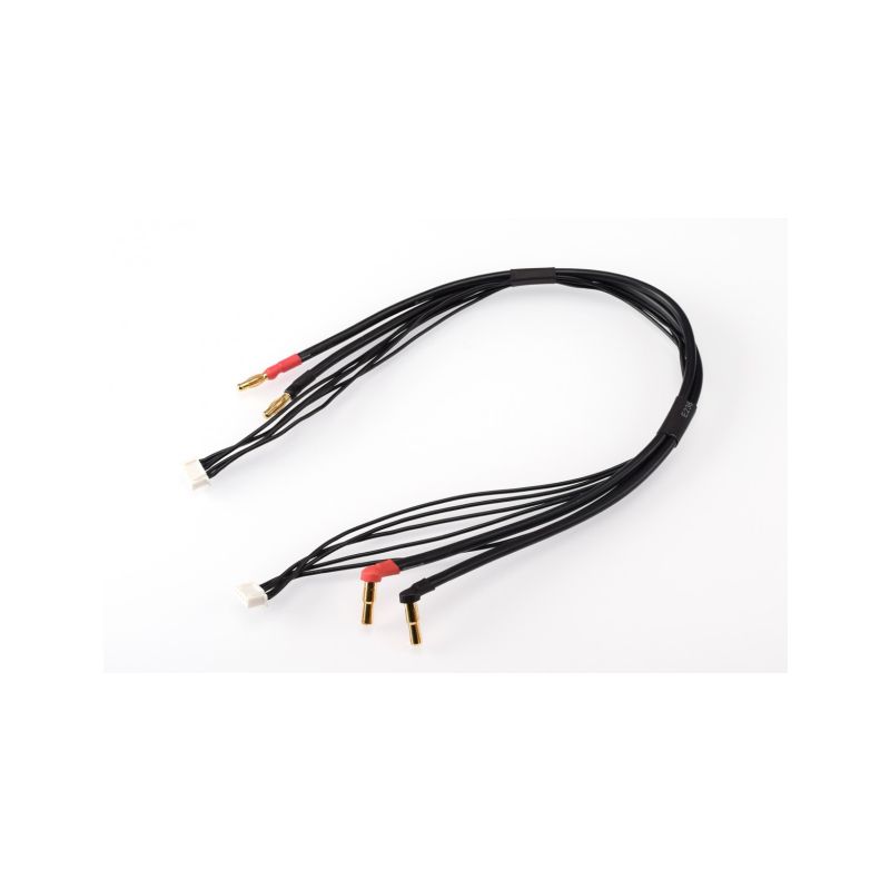4S černý nabíjecí kabel G4/G5-4S/XH - krátký 400mm - (4mm, 5-pin XH) - 1
