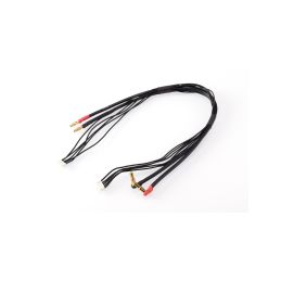 4S černý nabíjecí kabel G4/G5-4S/XH - krátký 400mm - (4mm, 5-pin EH) - 1