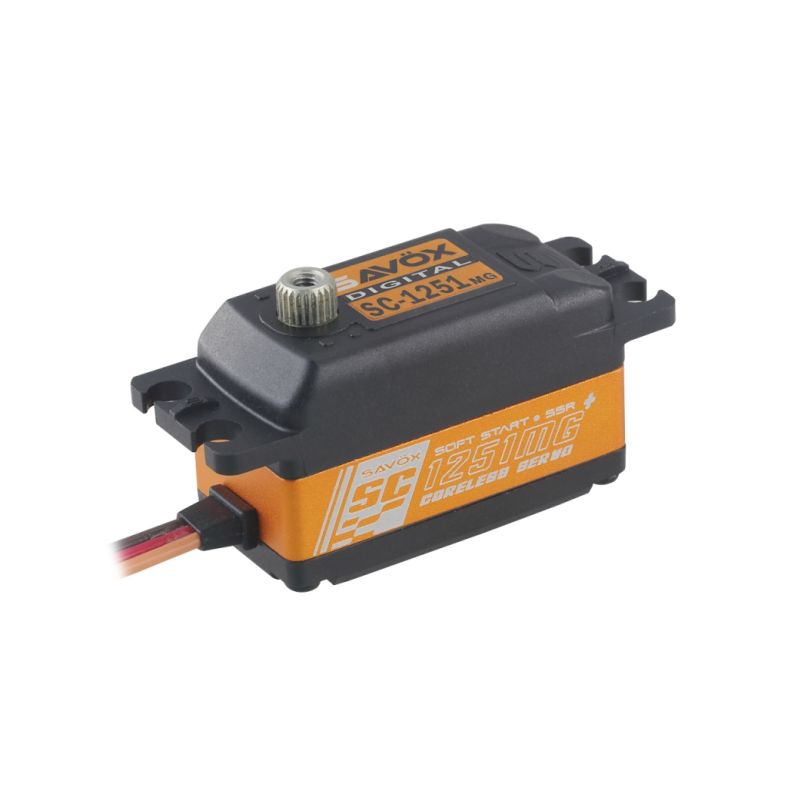 SC-1251MG+ Digitální servo LOW PROFILE (9kg-0,09s/60°) - 1