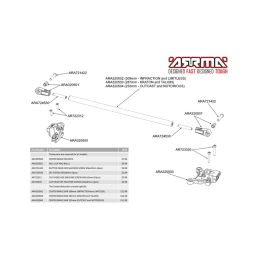 Arrma kulové čepy s koncovkami - 2
