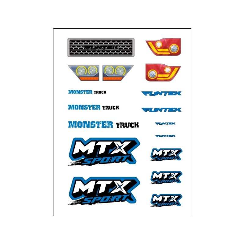 MTX - nálepky modré - 1