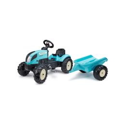 FALK - Šlapací traktor Kiddy Farm s vlečkou - 1