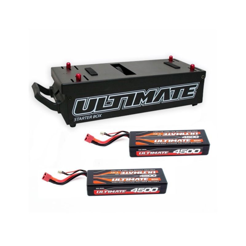 Startovací box 1/8 Off Road včetně 2x 7,4V 4500mAh LiPo sady - 1