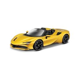 Bburago Ferrari SF90 Spider 1:18 žlutá metalíza - 1