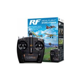 RealFlight Evolution RC letecký simulátor, ovladač InterLink DX - 1