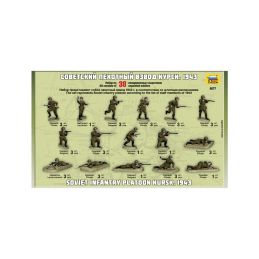 Zvezda sovětská pěchota WWII (1:72) - 1