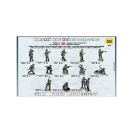 Zvezda německá pěchota WWII (1:72) - 1