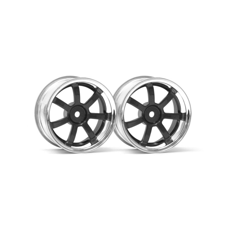 Super Star Wheel Gunmetal Front (120X60Mm/2Pcs/) - 1