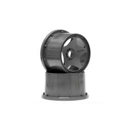 Super Star Wheel Gunmetal Rear (120X75Mm) - 2