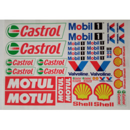 Polepy Castrol, Mobil1,...