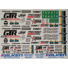 Polepy GTR,Takata, Greddy,...