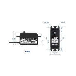 MIBO Drift King LP Programmable (RWD Drift Spec/18.0kg/8.4V) Brushless Servo - 2