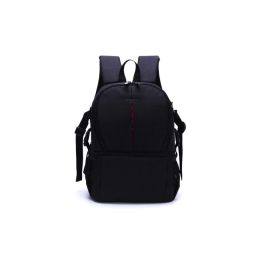 Double-Layer DIY Camera Backpack (Black) - 1