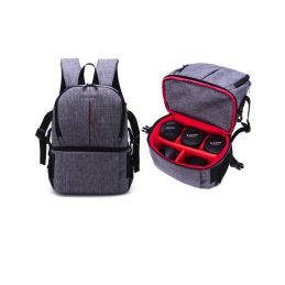 Double-Layer DIY Camera Backpack (Black) - 2