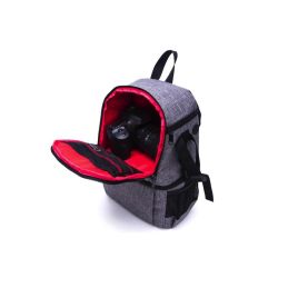 Double-Layer DIY Camera Backpack (Black) - 3