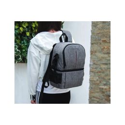 Double-Layer DIY Camera Backpack (Black) - 10