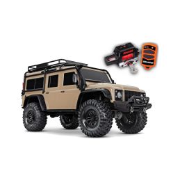 Traxxas TRX-4 Land Rover Defender 1:10 TQi RTR s navijákem pískový - 1