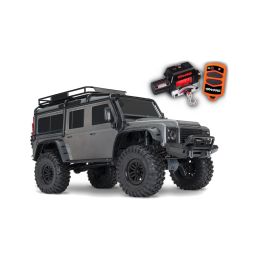 Traxxas TRX-4 Land Rover Defender 1:10 TQi RTR s navijákem šedý - 1