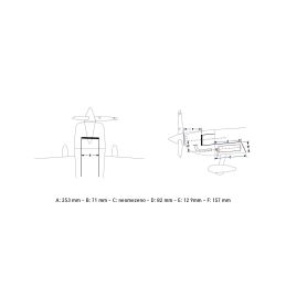 73" Laser 1850mm 35cc Zeleno-Černý - 6