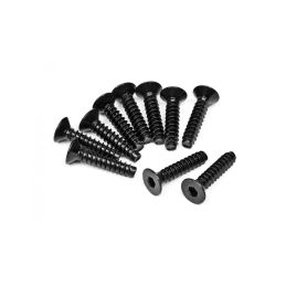 TP. Flat Head Screw M4X18mm (Hex Socket/10pcs) - 1