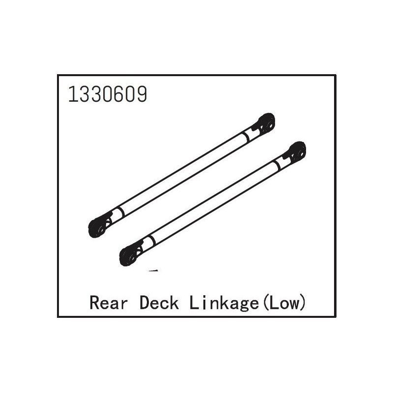1330609 - Link Set rear/low (2) Absima Yucatan - 1