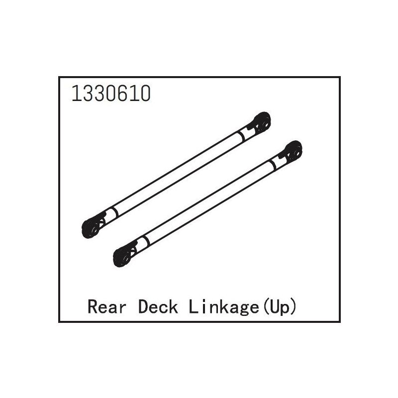 1330610 - Link Set rear/up (2) Absima Yucatan - 1