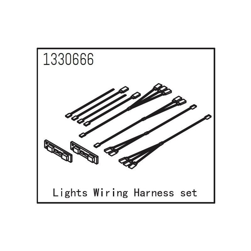 1330666 - Lights Wiring Harness Set Absima Yucatan - 1