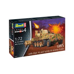 Revell sWS mit Flak-Aufbau als Sfl. mit 3,7cm Flak 43 (1:72) - 1
